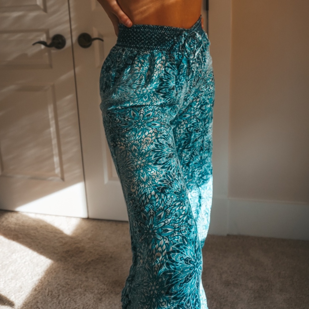 flare leg boho pants